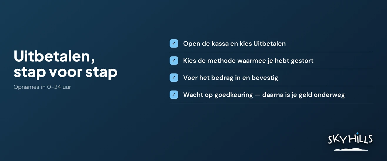 Vraag je uitbetaling aan