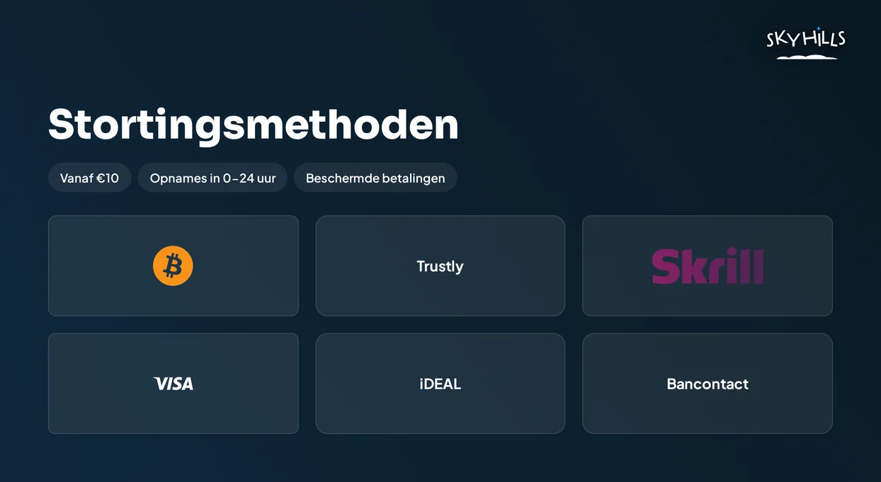 Kies een stortingsmethode